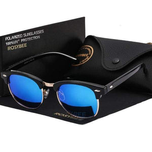 Planet Gates blue / with original box UV400  Polarized Sunglasses men women Classic cool retro Sun glasses Coating  man Driving Shades fashion male oculos
