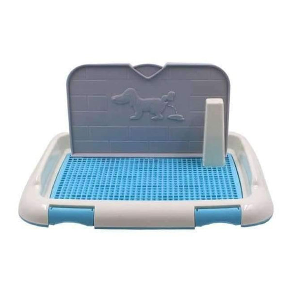 Planet Gates Blue with wall / S Dog Accessories Mesh Dog Toilet Pad Tray Dog Lattice Potty Puppy Pee Training Durable Toilet Cat Mat Goods for Dogs Pet Supplies
