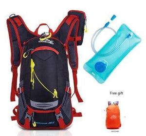 Planet Gates blue with water bag 18L Waterproof Backpack outdoor sport backpack water bag camping hiking cycling water backpack