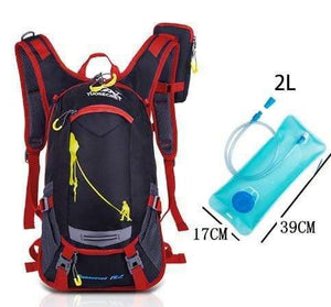 Planet Gates blue with water bag 18L Waterproof Backpack outdoor sport backpack water bag camping hiking cycling water backpack