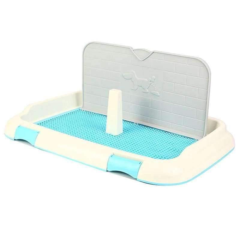 Planet Gates Blue without column / S Dog Accessories Mesh Dog Toilet Pad Tray Dog Lattice Potty Puppy Pee Training Durable Toilet Cat Mat Goods for Dogs Pet Supplies