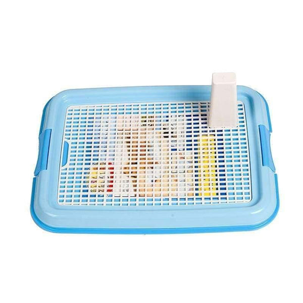Planet Gates Blue without column / S Dog Accessories Mesh Dog Toilet Pad Tray Dog Lattice Potty Puppy Pee Training Durable Toilet Cat Mat Goods for Dogs Pet Supplies