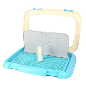 Planet Gates Blue without column / S Dog Accessories Mesh Dog Toilet Pad Tray Dog Lattice Potty Puppy Pee Training Durable Toilet Cat Mat Goods for Dogs Pet Supplies