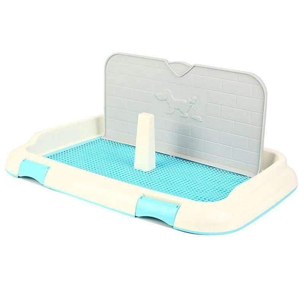 Planet Gates Blue without column / S Dog Accessories Mesh Dog Toilet Pad Tray Dog Lattice Potty Puppy Pee Training Durable Toilet Cat Mat Goods for Dogs Pet Supplies