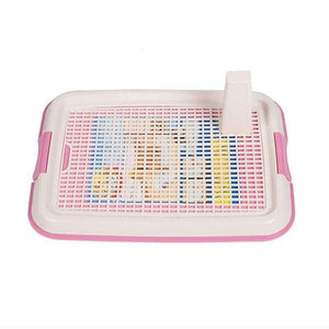 Planet Gates Blue without column / S Dog Accessories Mesh Dog Toilet Pad Tray Dog Lattice Potty Puppy Pee Training Durable Toilet Cat Mat Goods for Dogs Pet Supplies