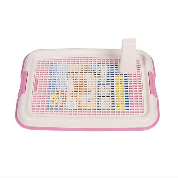 Planet Gates Blue without column / S Dog Accessories Mesh Dog Toilet Pad Tray Dog Lattice Potty Puppy Pee Training Durable Toilet Cat Mat Goods for Dogs Pet Supplies