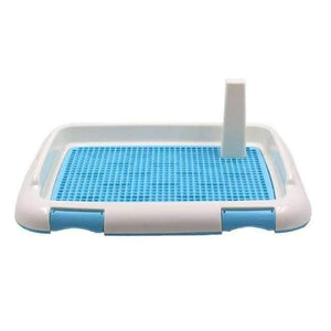 Planet Gates Blue without wall / S Dog Accessories Mesh Dog Toilet Pad Tray Dog Lattice Potty Puppy Pee Training Durable Toilet Cat Mat Goods for Dogs Pet Supplies