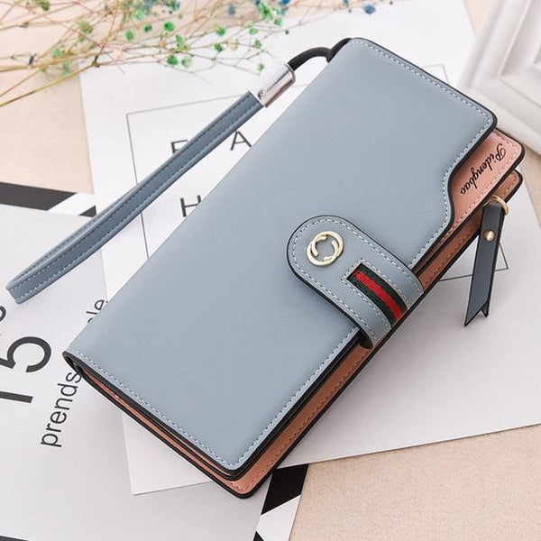 Planet Gates blue Women Wallets Phone Purse Long Hasp Female Purse Women's Wallet Ladies Wallet Purse For Girls Portefeuille Carteira