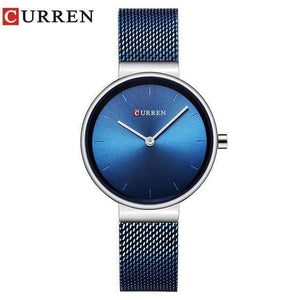 Planet Gates blue Women Watch Fashion Dress Ladies Watches Stainless Steel Quartz Wristwatch Hot Sale Saat Clock relogios feminino