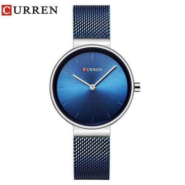 Planet Gates blue Women Watch Fashion Dress Ladies Watches Stainless Steel Quartz Wristwatch Hot Sale Saat Clock relogios feminino