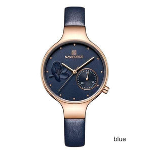 Planet Gates blue Women Watches Top Luxury Brand Ladies Quartz Watches Genuine Leather Watchband Casual Wrist Watches Gift For Girls