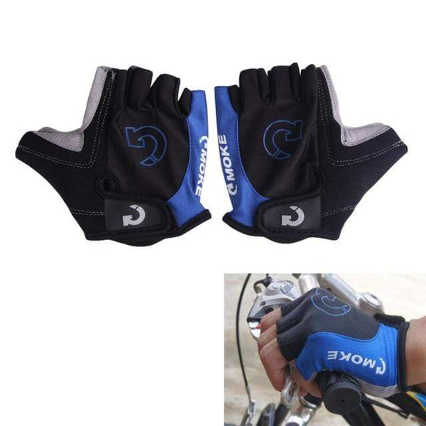 Planet Gates Blue / XL / France Half Finger Cycling Gloves Anti Slip Gel Pad Breathable Motorcycle MTB Road Bike Gloves Men Women Sports Bicycle Washable Gloves