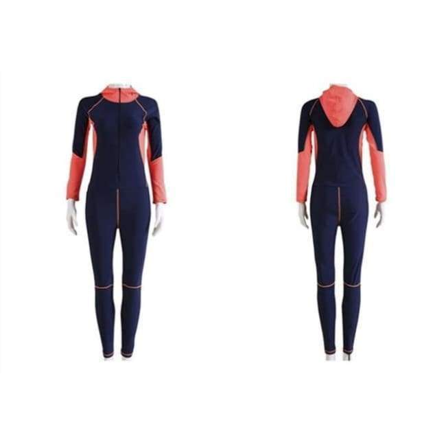 Planet Gates Blue / XL New swimwear Women's Jumpsuit Bodysuit Long Legs Rash Guards Swimsuit Beachwear Bathing Suit