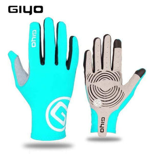 Planet Gates Blue / XL Touch Screen Long Full Fingers Gel Sports Cycling Gloves Women Men Bicycle Gloves Mtb Road Bike Riding Racing Gloves
