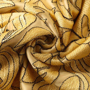 Planet Gates blue / XL Womens Fashion Summer Party Event Dress 2018 Ladies V-Neck Allover Exquisite Embroidery Lace up Dress Knee Length