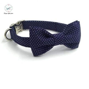Planet Gates Blue / XS Dog collar  bow tie  personalized adjustable dog collar pet puppy designer product dog &cat necklace XS-XL pet accessories