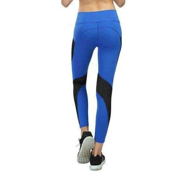 Planet Gates blue / XXL Fitness Women Trousers Patchwork Leggings Push Up Leggins Skinny High Waist Elastic Workout Pants Leggins