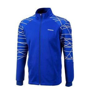 Planet Gates Blue / XXL Kawasaki Autumn Mens Sports Jacket Windproof Breathable Comfort Fitness Badminton Tennis Jackets