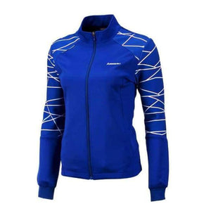 Planet Gates Blue / XXL Kawasaki Brand Autumn Women Ladies Sports Jackets Windproof Warm Breathable Professional Tennis Badminton Gym Jacket JK-172805