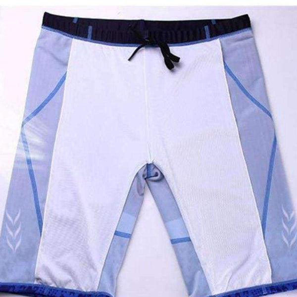 Planet Gates Blue / XXXL Swimwear Men Shorts swimsuit Competitive Bathing suit Competition Trunk Waterproof Beach Tight Briefs Blue Red Plus Size