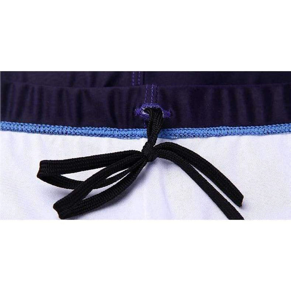 Planet Gates Blue / XXXL Swimwear Men Shorts swimsuit Competitive Bathing suit Competition Trunk Waterproof Beach Tight Briefs Blue Red Plus Size