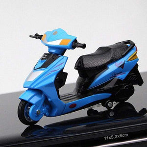 Planet Gates blue Yamaha 1:18 Home Children Plastic Car Decor Off-road Vehicle Collection Office Model Toy Diecast Motorcycle Simulation Portable