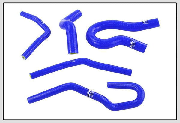 Planet Gates Blue & Yellow 9Pcs Silicone Radiator Coolant Hose Kit For Honda CIVIC SOHC D15 D16 EG EK 92-00 With PQY logo