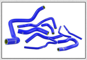 Planet Gates Blue & Yellow D15/16 Silicone Radiator Coolant Hose , Silicone hose kit With PQY logo For Honda CIVIC SOHC D15 D16 EG EK 92-00