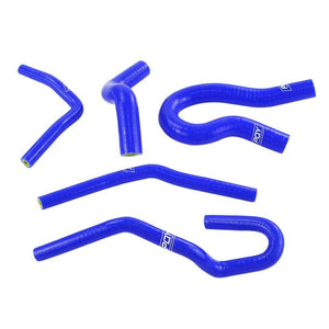 Planet Gates Blue & Yellow D15/16 Silicone Radiator Coolant Hose , Silicone hose kit With PQY logo For Honda CIVIC SOHC D15 D16 EG EK 92-00