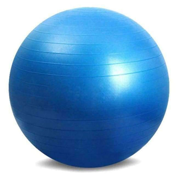 Planet Gates Blue Yoga Fitness Ball 65cm Utility Yoga Balls Pilates Balance Sport Fitball Proof Balls Anti-slip for Fitness Training