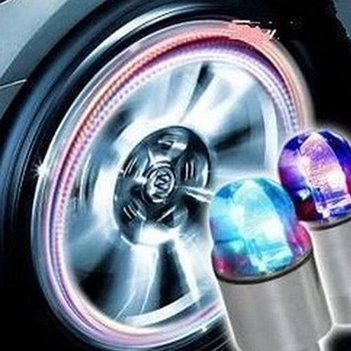 Planet Gates Blue Zinc Alloy Multicolor Wheel Car Lights Tire Valve Tyres Intelligent Cool Zinc Alloy Lamp