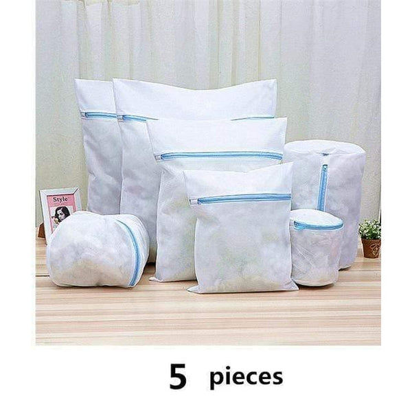 1 Set Mesh Washing Machine Laundry Bag With Multiple Style For Wahing Clothes Foldable Underwear Bra Socks Laundry Wash Bags Kit