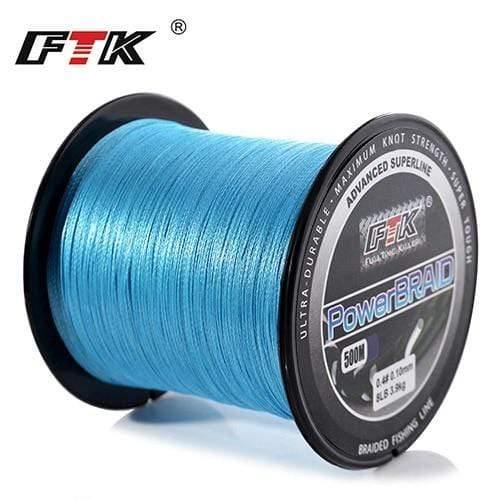 Planet Gates Blue500M / 0.4 Braided Line Fishing cord  8-60LB 0.1-0.4mm 4 Strand  Multifilament Fishing PE Braided Wire 500M Fishing line
