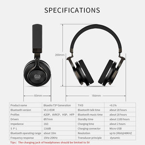 Planet Gates Bluedio T3  Wireless  bluetooth Headphones/headset with Bluetooth 4.1 Stereo and microphone for music wireless headphone