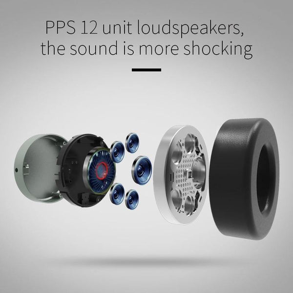 Planet Gates Bluedio V2  Bluetooth headphones Wireless headset PPS12 drivers with microphone high-end headphone for phone and music