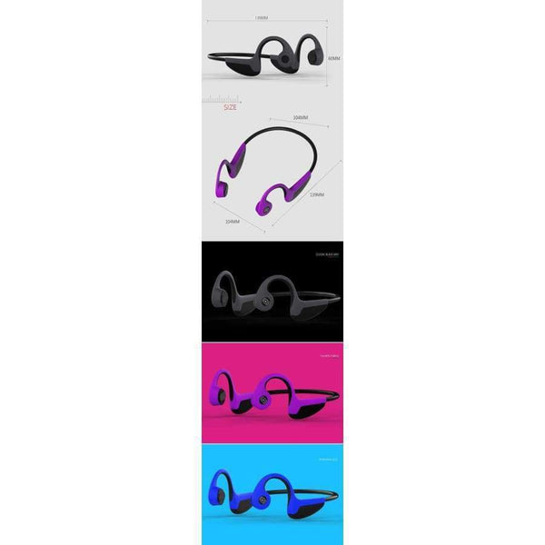 Planet Gates Bluetooth 5.0 S.Wear Z8 Wireless Headphones Bone Conduction Earphone Outdoor Sport Headset with Mic With Box