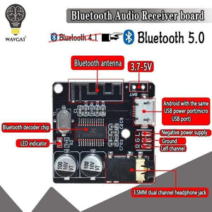 Bluetooth Audio Receiver Board Bluetooth 5.0 Mp3 Lossless Decoder Board Wireless Stereo Music Module