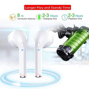 Planet Gates Bluetooth Earphone Stereo Headphones Sport Headset Bluetooth Wireless Ear buds Air Pods Mini Earphones Earpiece for iPhone