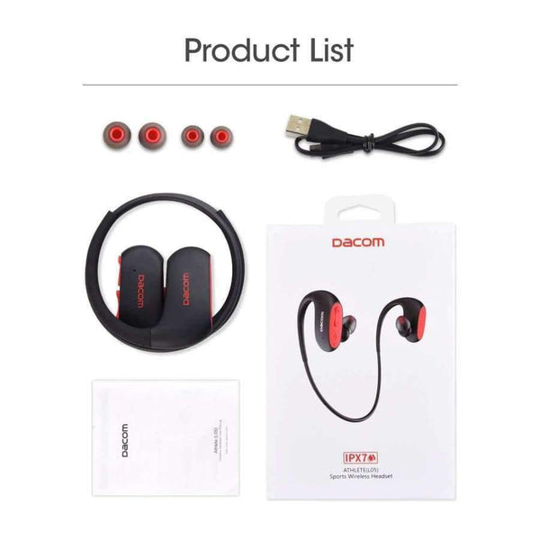 Planet Gates Bluetooth Headphone Bass IPX7 Waterproof Wireless Headset Bass Stereo Earphone with Microphone for Samsung iPhone