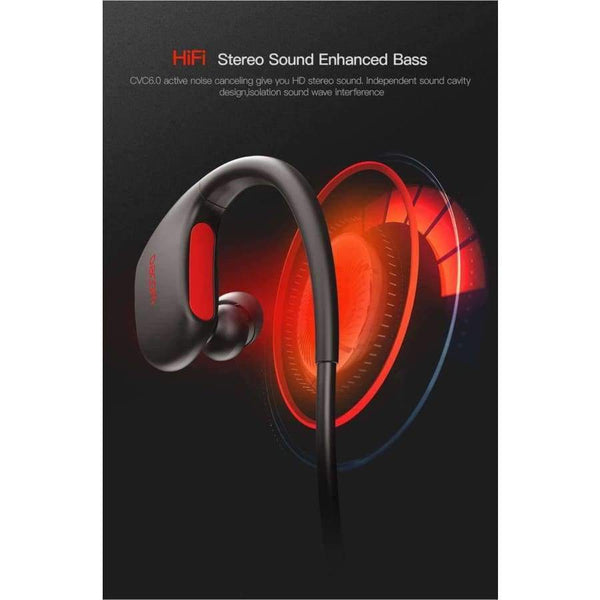 Planet Gates Bluetooth Headphone Bass IPX7 Waterproof Wireless Headset Bass Stereo Earphone with Microphone for Samsung iPhone