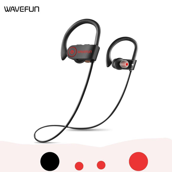 Planet Gates Bluetooth headphones IPX7 waterproof wireless headphone sports bass bluetooth earphone with mic for phone iPhone xiaomi