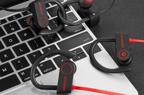 Planet Gates Bluetooth headphones IPX7 waterproof wireless headphone sports bass bluetooth earphone with mic for phone iPhone xiaomi