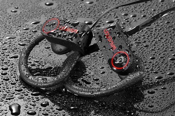 Planet Gates Bluetooth headphones IPX7 waterproof wireless headphone sports bass bluetooth earphone with mic for phone iPhone xiaomi