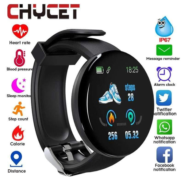 Planet Gates Bluetooth Smart Watch Men Blood Pressure Round Smartwatch Women Watch Waterproof Sport Tracker WhatsApp For Android Ios