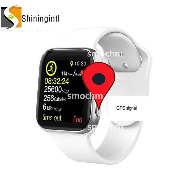 Planet Gates Bluetooth Smart Watch Series 4 1:1 IWO 8 Plus IWO 9 Updated GPS Tracker Sports Smartwatch For Apple iPhone Android