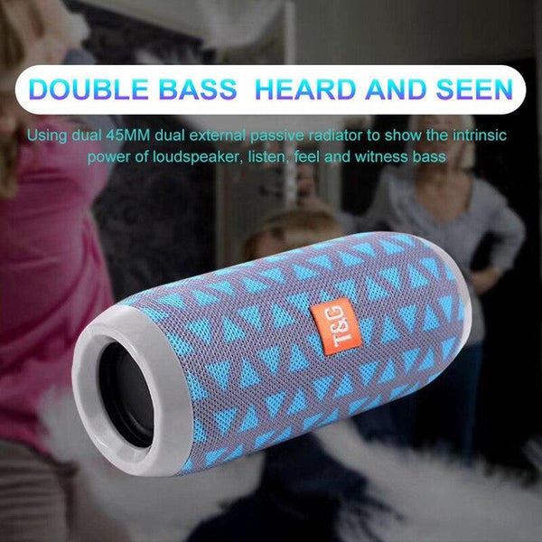 Planet Gates Bluetooth Speaker Portable Outdoor Sport Loudspeaker Wireless Mini Column Music Player Support FM Radio Aux Input