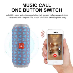 Planet Gates Bluetooth Speaker Portable Outdoor Sport Loudspeaker Wireless Mini Column Music Player Support FM Radio Aux Input