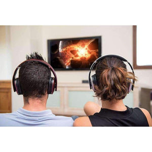 Planet Gates Bluetooth Wireless Headphones with Mic/Multipoint/NFC Over Ear Bluetooth 4.1 Stereo Music aptX Headset for TV,Phone