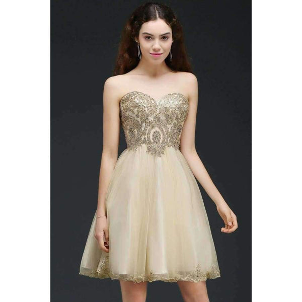 Planet Gates blushing pink / 6 Custom Make Lace Short Cocktail Dresses 2018 Sexy Open Back Sweetheart Tulle Cocktail Dress Vestido Fiesta Coctel