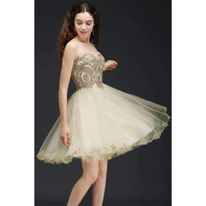 Planet Gates blushing pink / 6 Custom Make Lace Short Cocktail Dresses 2018 Sexy Open Back Sweetheart Tulle Cocktail Dress Vestido Fiesta Coctel